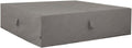 Wasserdichte atmungsaktive Gartenmoebel Abdeckung L Form 255x255x70 cm grau Variante 144
