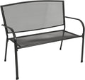 Hochwertige Gartenbank Metallbank Classic 2 sitzer 110cm Streckmetall beschichtet anthrazit Variante 479