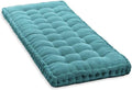 Hochwertige Dickes Bankkissen geeignet fuer 2 3 Sitzer Sofa 10 cm bequemes Baumwoll Sitzkissen perfekt fuer Haus Terrasse Schaukel 150 x 50 cm gruenes Gartenmoebel Zubehoer Variante 35