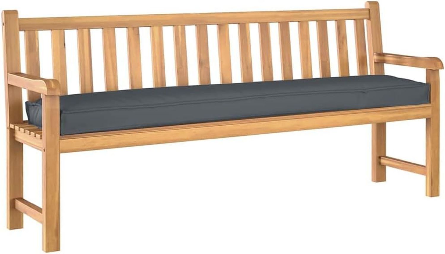 Hochwertige Palettenkissen anthrazit 180 x 40 x 8 cm Oxford Moderne und Terrassenaccessoires robuste rechteckige Kissen wasserfeste Polster geeignet fuer draussen Variante 579