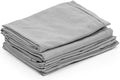 Hochwertige Titania Dining Set Polsterbezuege Material 100 Polyester gewebt 220 g m wasserabweisend geeignet geeignet fuer Handwaesche 10 teiliges Zubehoer Set hellgrau meliert Variante 910